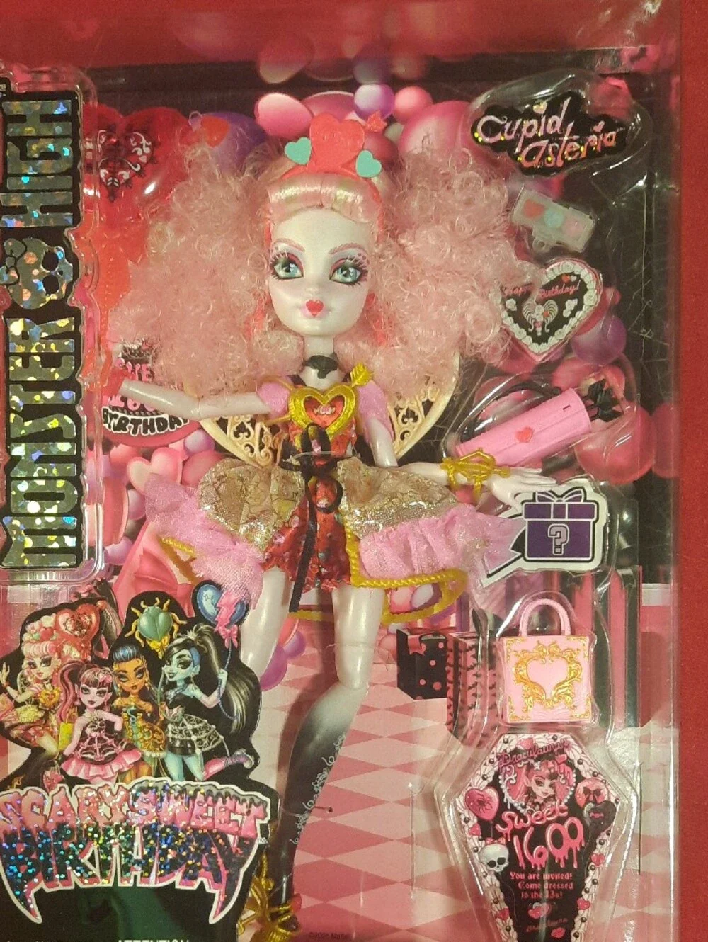 Monster High Cupid Asteria Scary Sweet Birthday New In Box